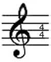 guitar treble clef